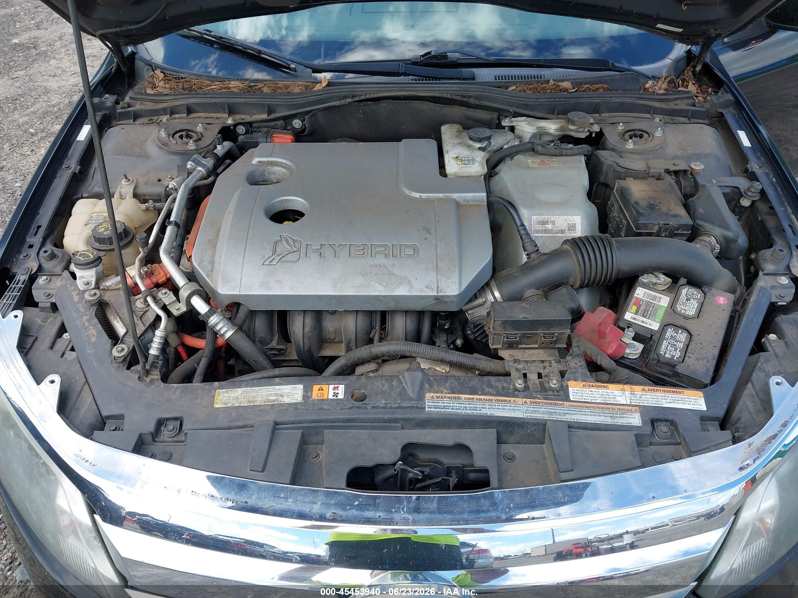 2012 Ford Fusion Hybrid   Черный vin: 3FADP0L34CR249494