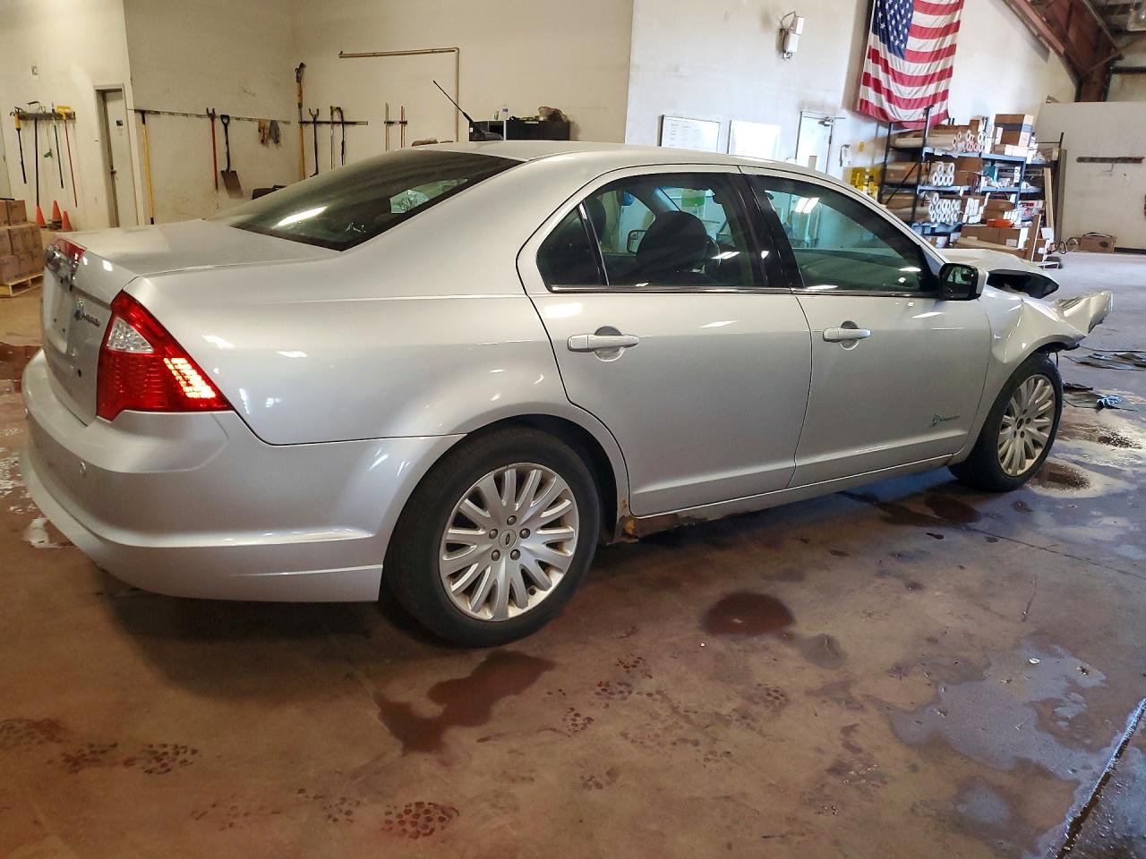 2012 Ford Fusion Hybrid Silver vin: 3FADP0L34CR351054