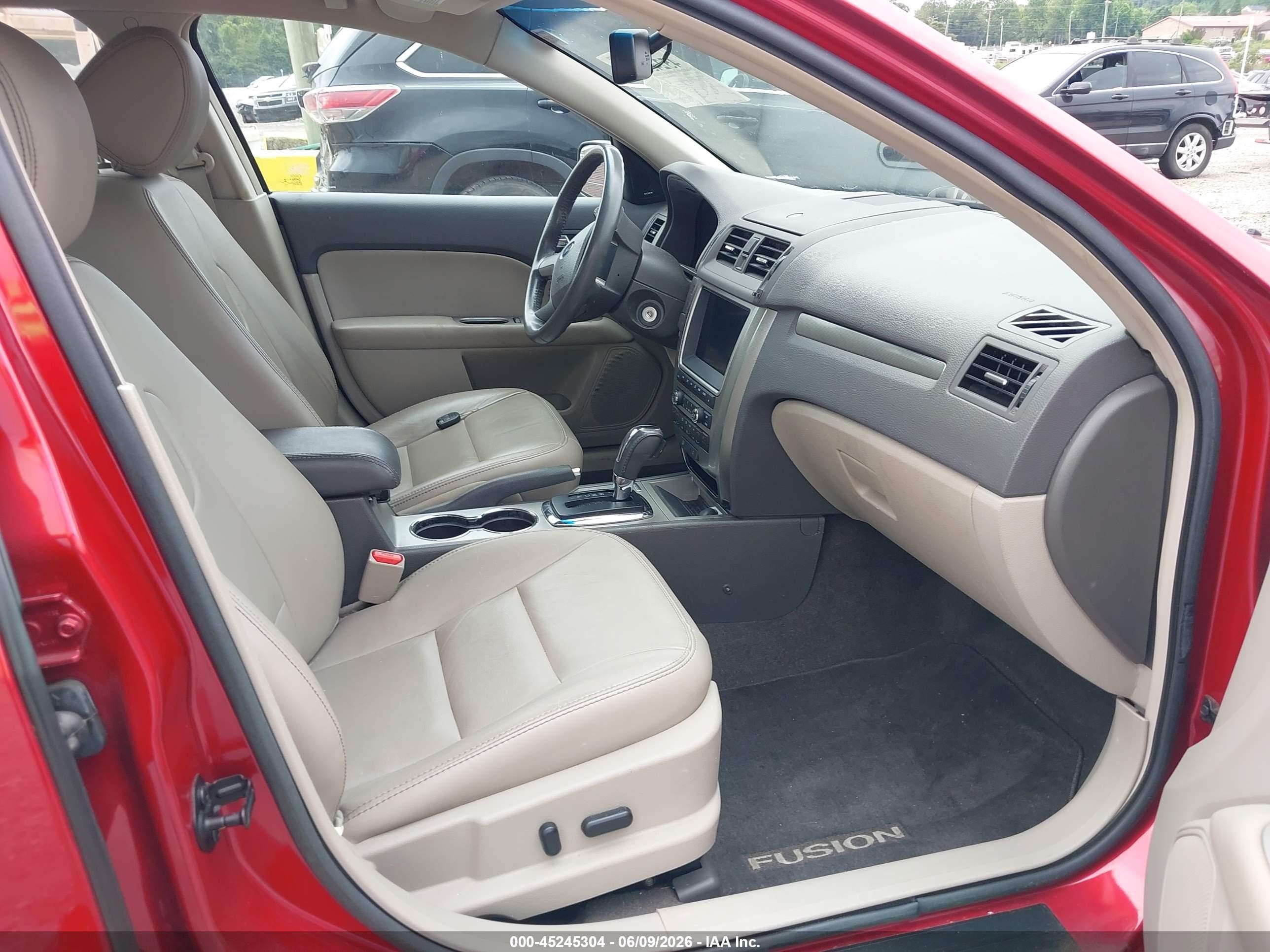 2012 Ford Fusion Hybrid   Красный vin: 3FADP0L34CR360529