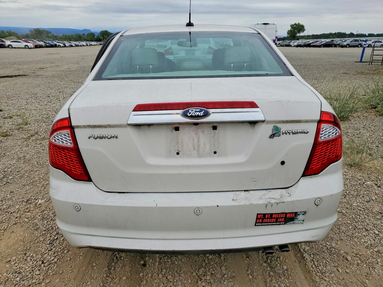 2012 Ford Fusion Hybrid Белый vin: 3FADP0L34CR397869
