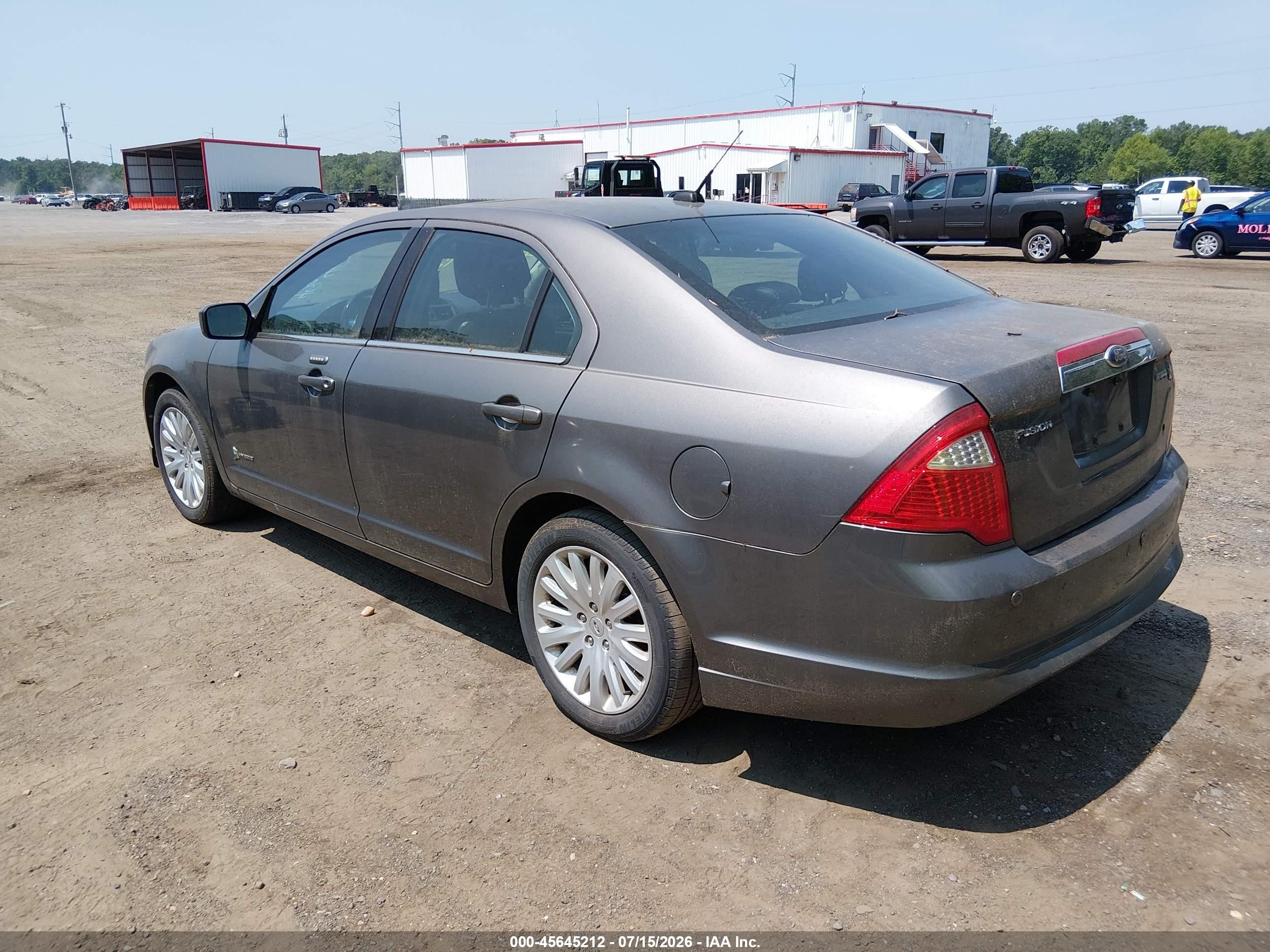 2012 Ford Fusion Hybrid   Gray vin: 3FADP0L34CR403945