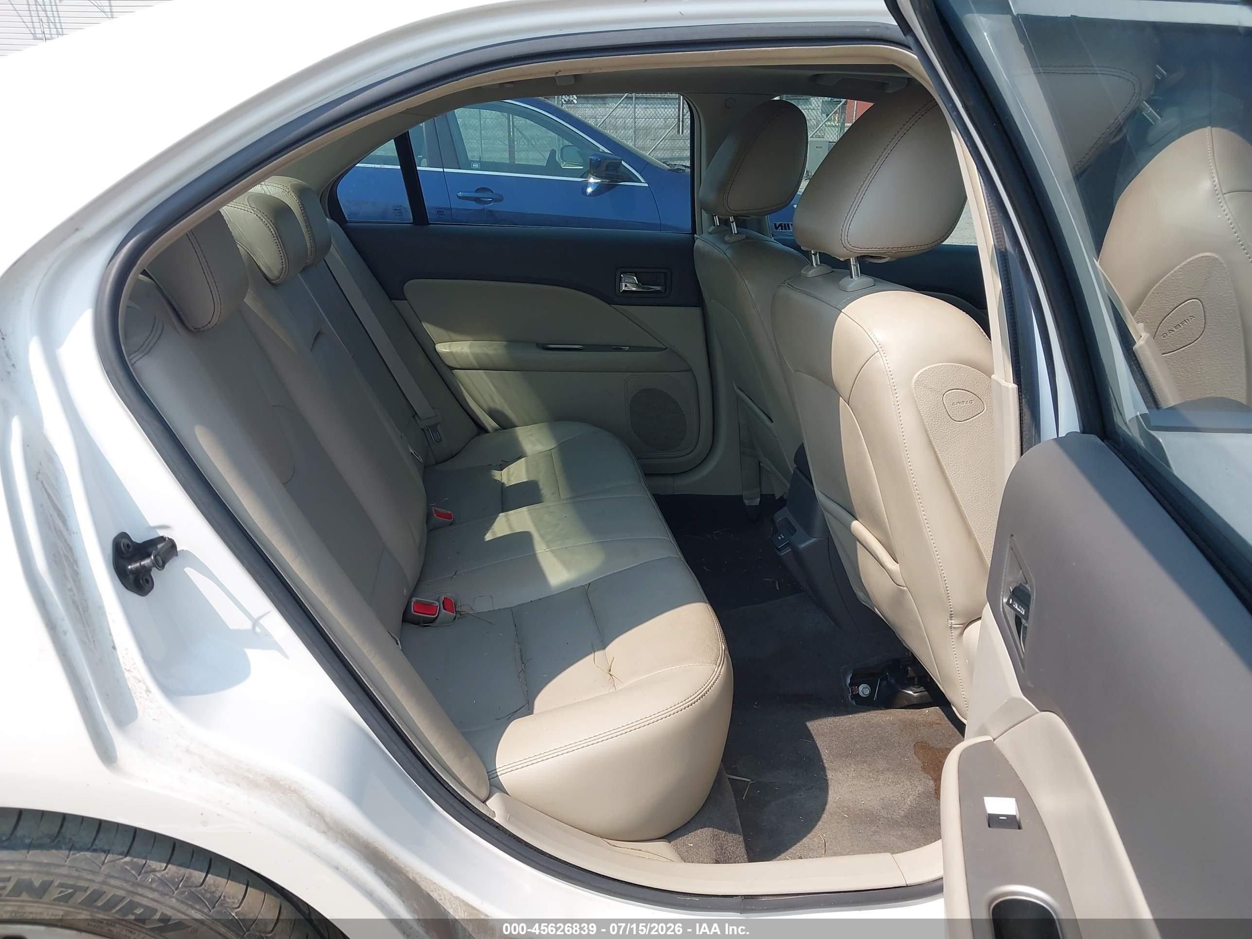 2010 Ford Fusion Hybrid   White vin: 3FADP0L35AR133055