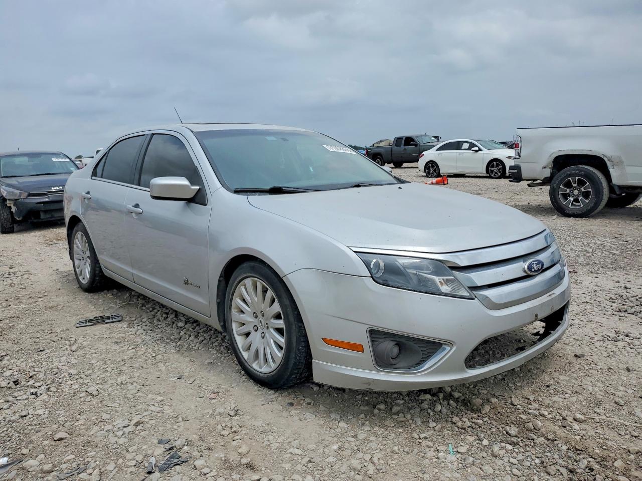 2010 Ford Fusion Hybrid Silver vin: 3FADP0L35AR323387