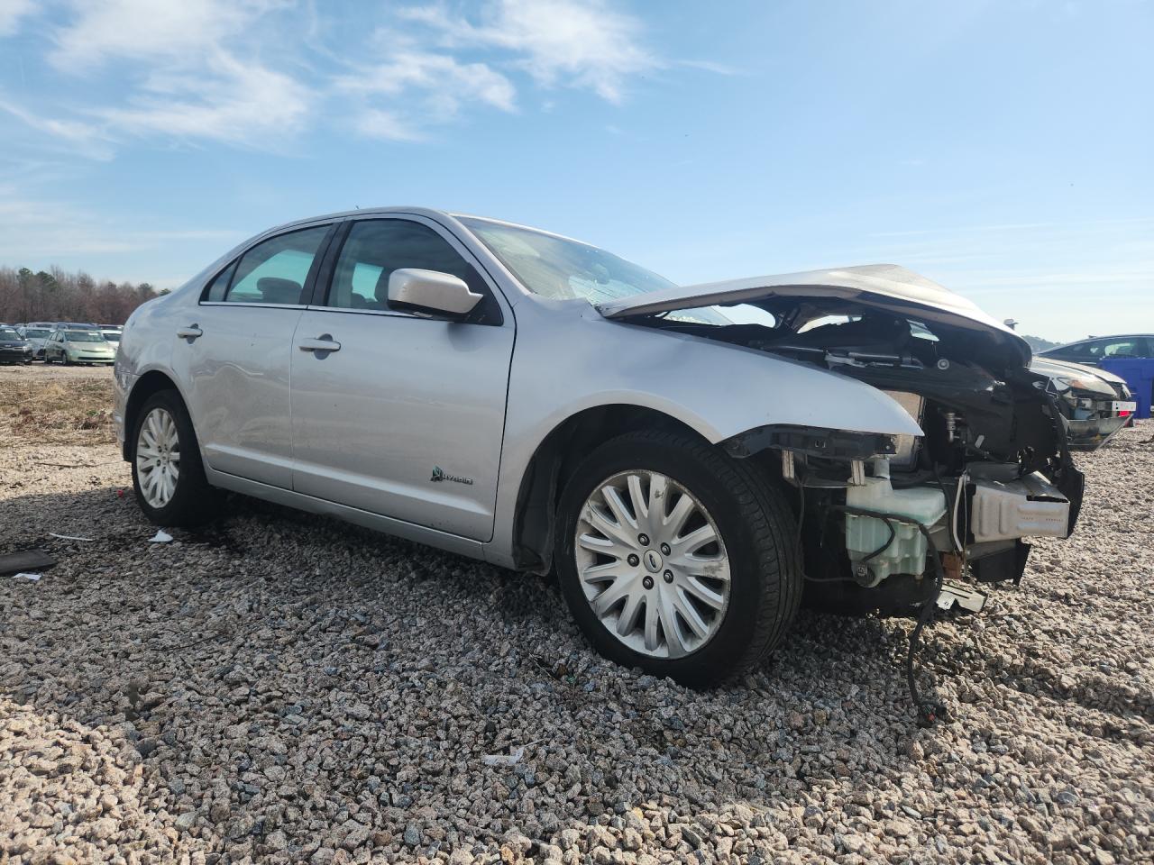 2010 Ford Fusion Hybrid Silver vin: 3FADP0L35AR380883