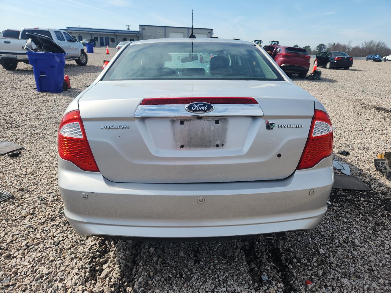 2010 Ford Fusion Hybrid Silver vin: 3FADP0L35AR380883