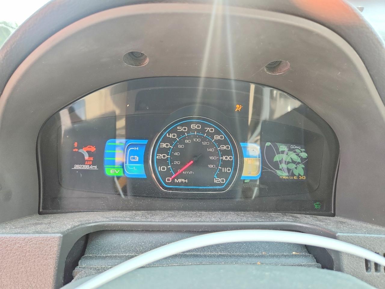 2010 Ford Fusion Hybrid Green vin: 3FADP0L35AR414353