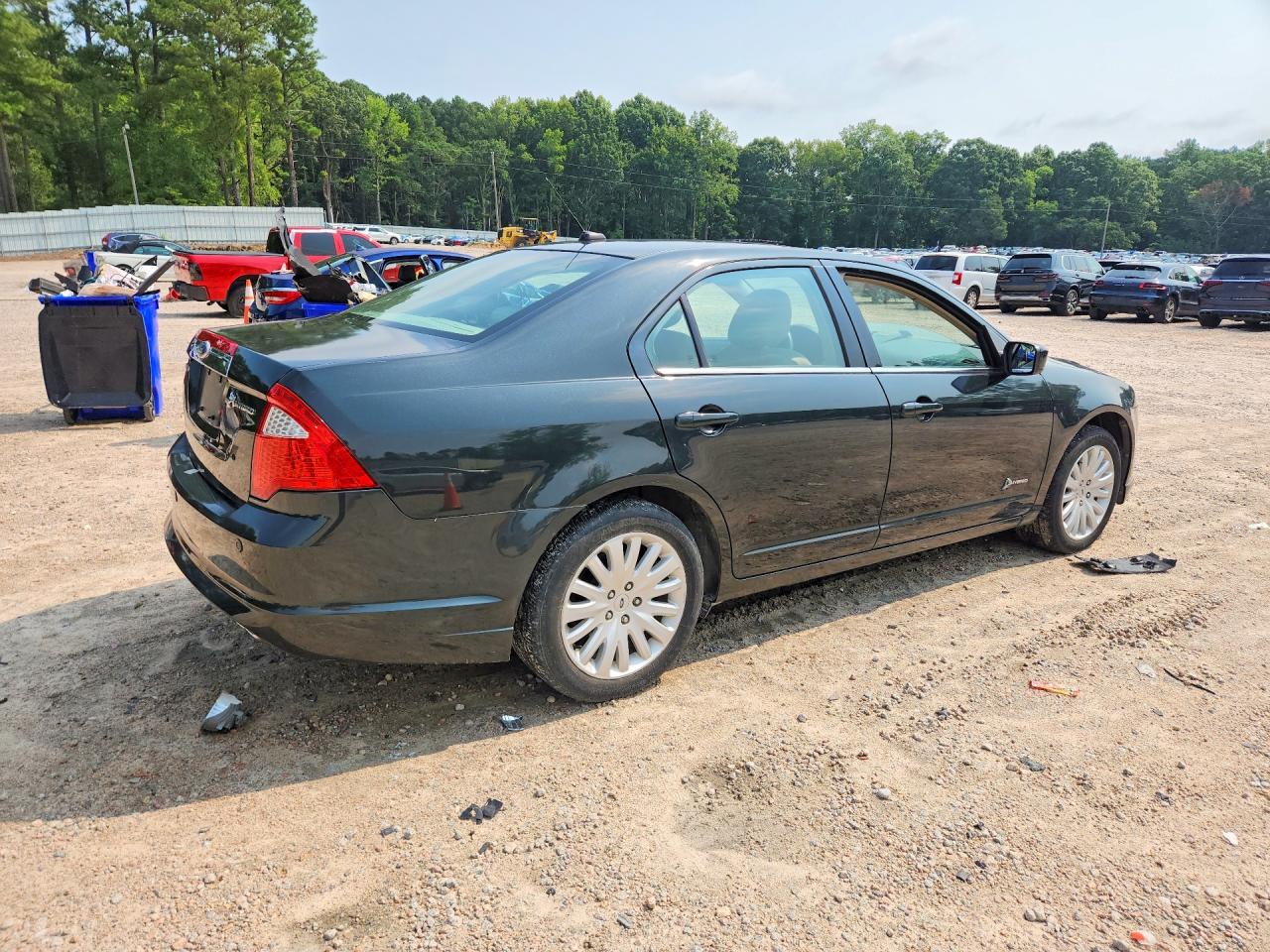 2010 Ford Fusion Hybrid Green vin: 3FADP0L35AR414353