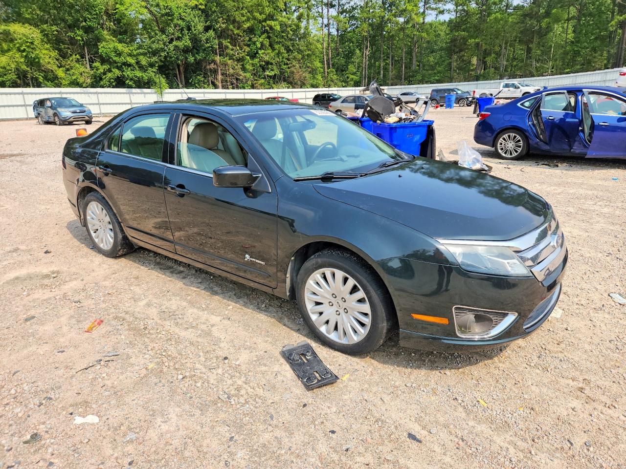 2010 Ford Fusion Hybrid Green vin: 3FADP0L35AR414353