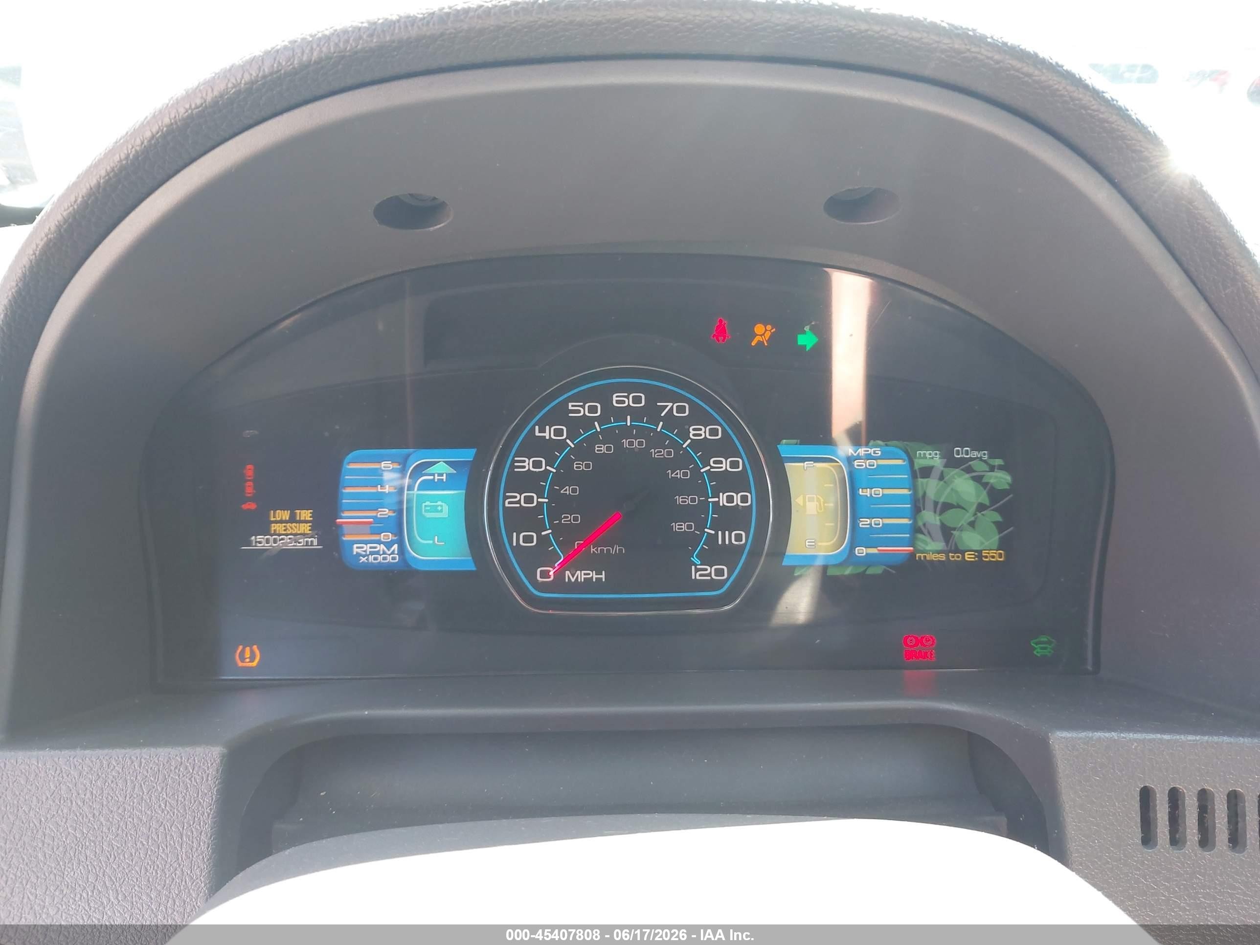 2010 Ford Fusion Hybrid   Light Blue vin: 3FADP0L35AR418905