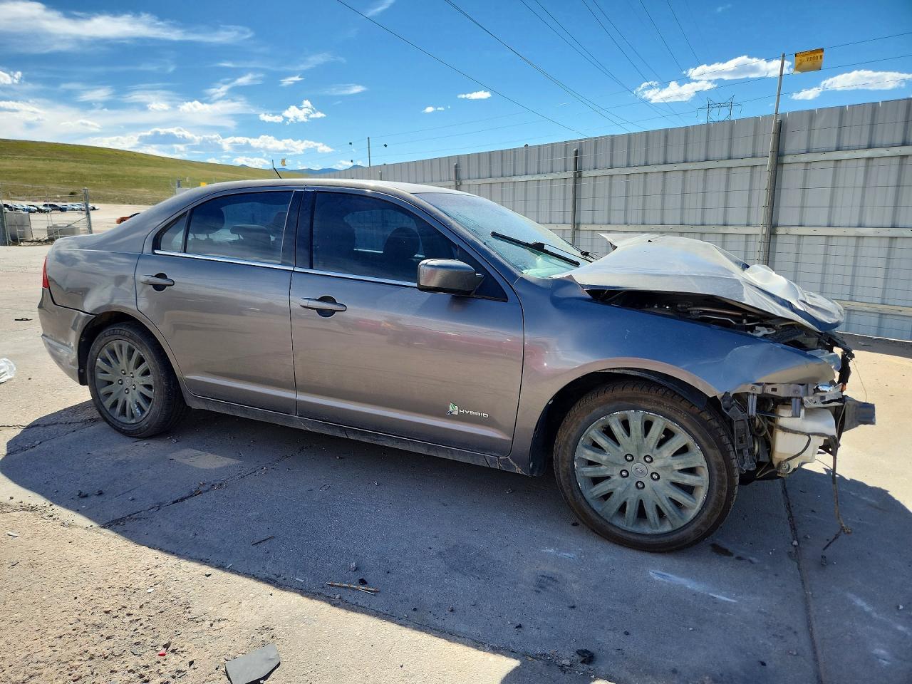 2011 Ford Fusion Hybrid Gray vin: 3FADP0L35BR141559