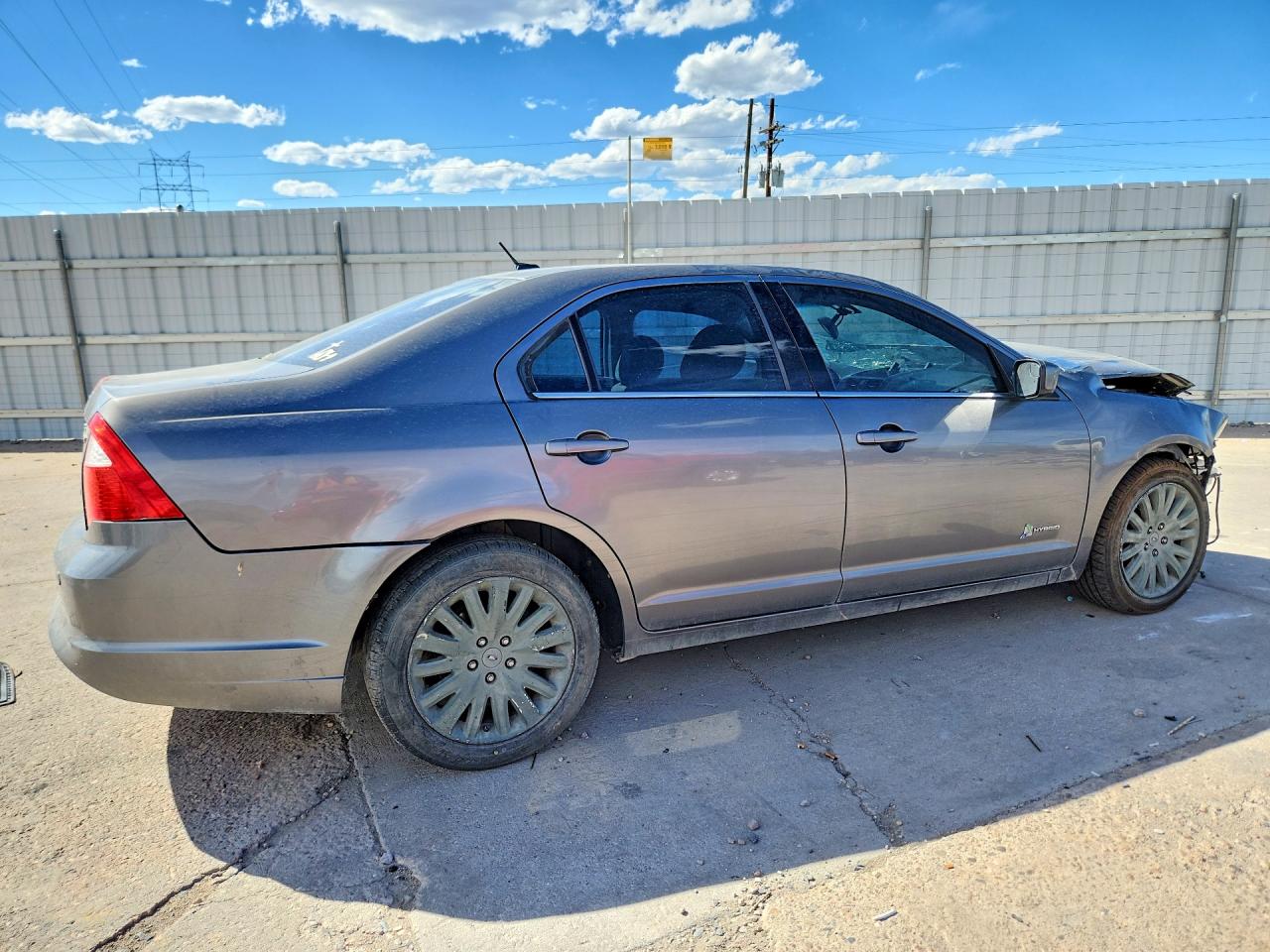 2011 Ford Fusion Hybrid Gray vin: 3FADP0L35BR141559