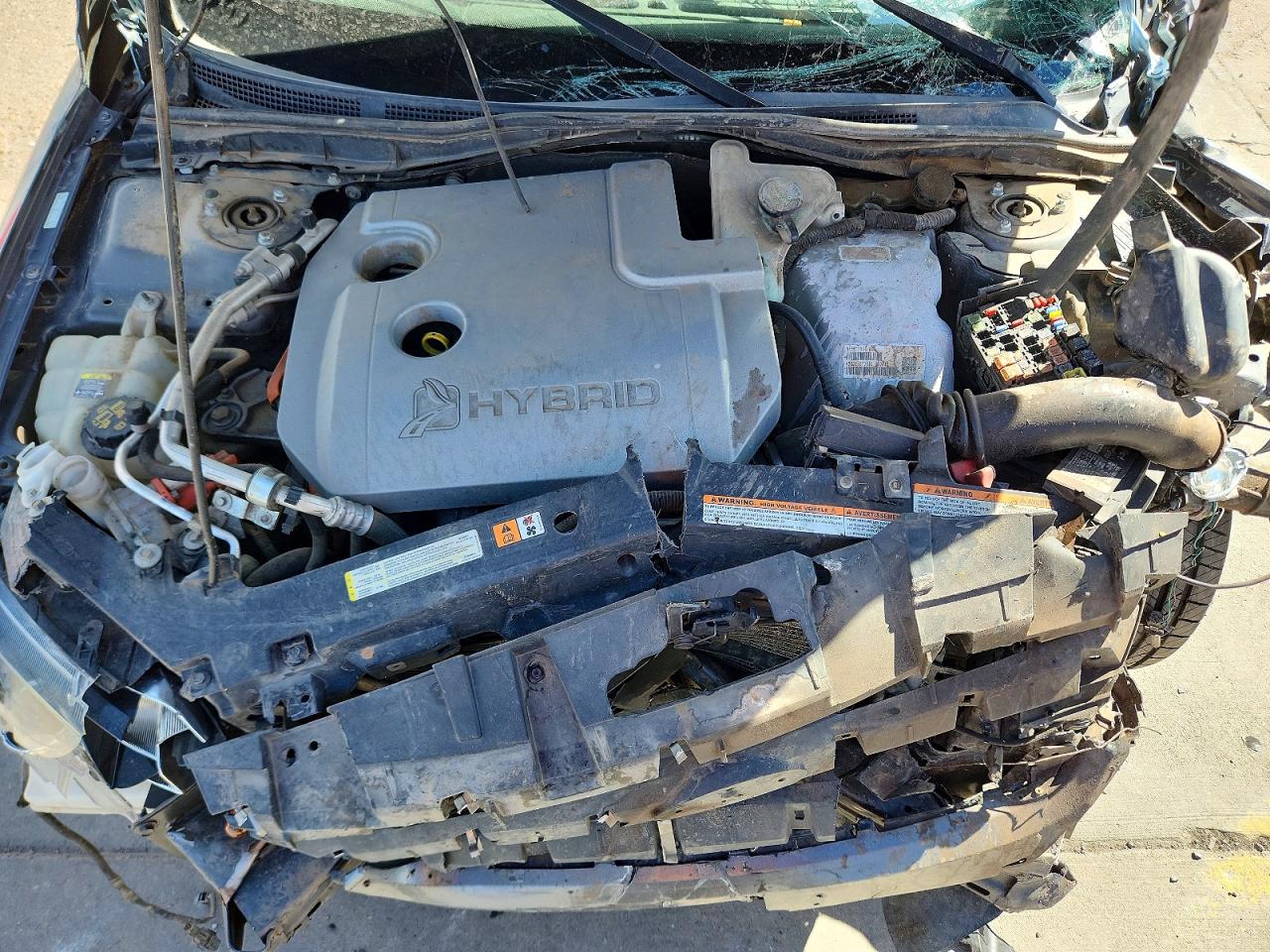 2011 Ford Fusion Hybrid Gray vin: 3FADP0L35BR141559