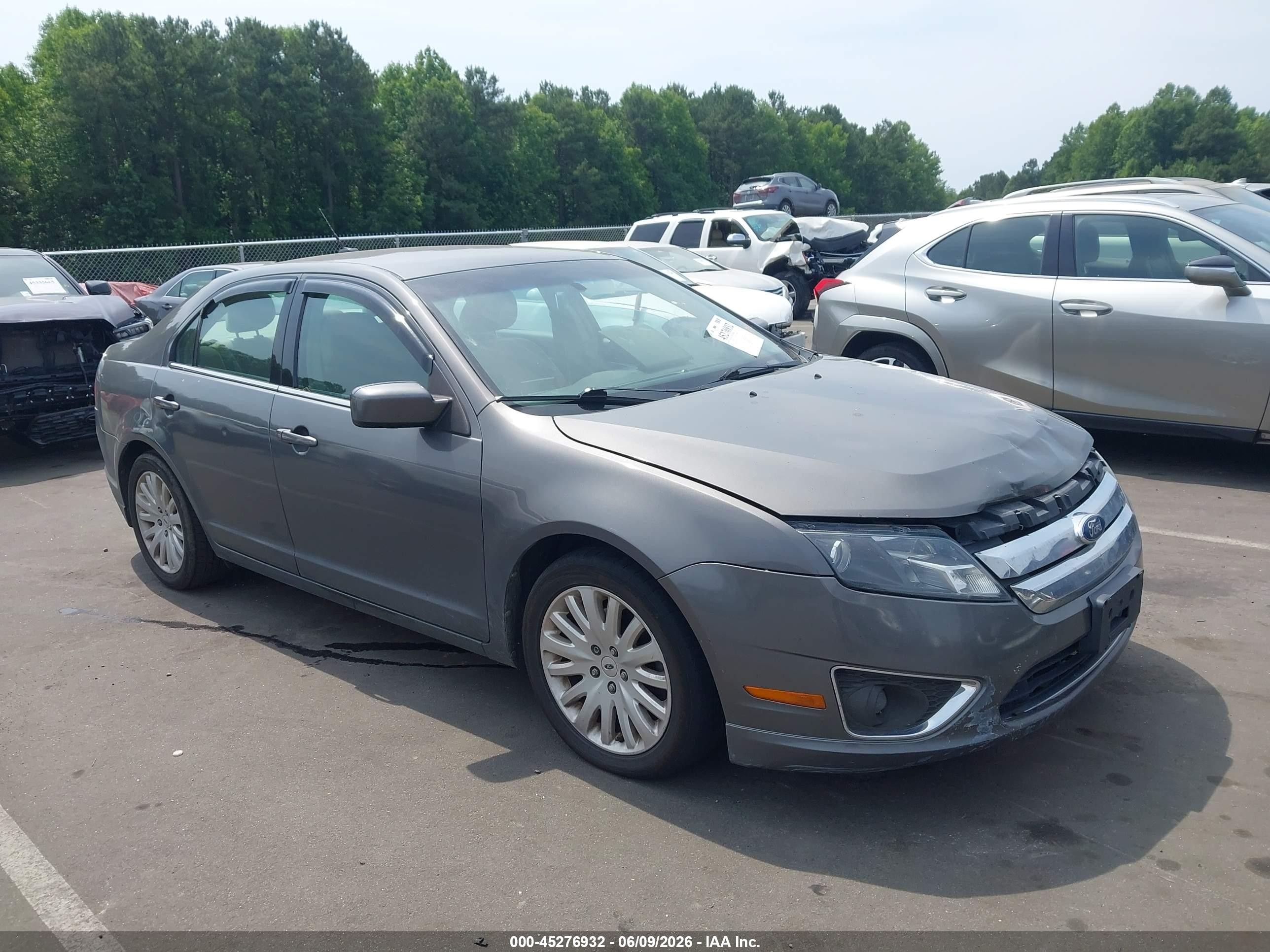 2011 Ford Fusion Hybrid   Silver vin: 3FADP0L35BR215241