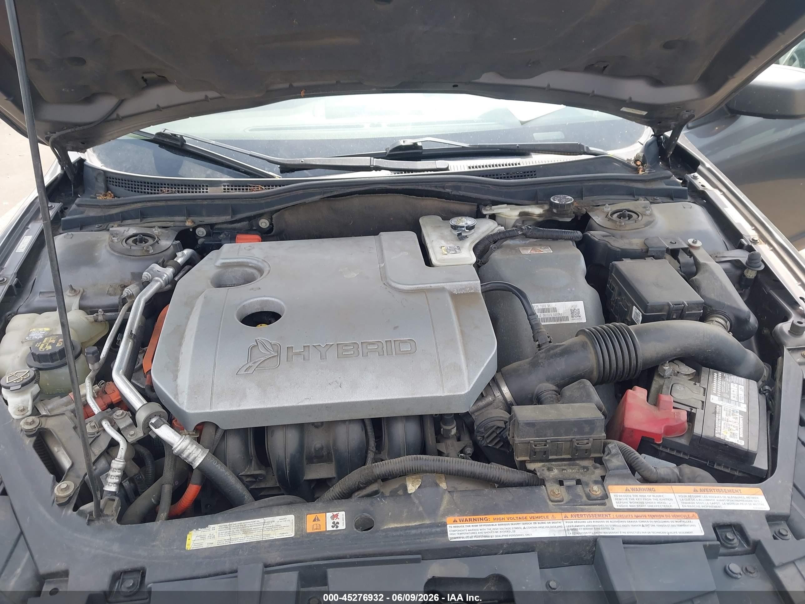 2011 Ford Fusion Hybrid   Silver vin: 3FADP0L35BR215241