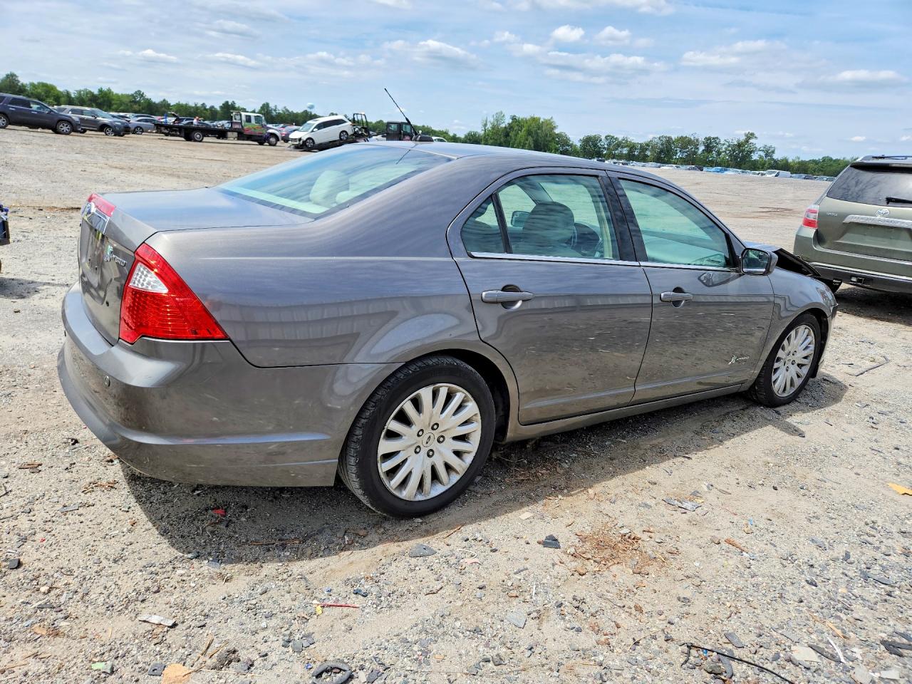 2011 Ford Fusion Hybrid Gray vin: 3FADP0L35BR215255
