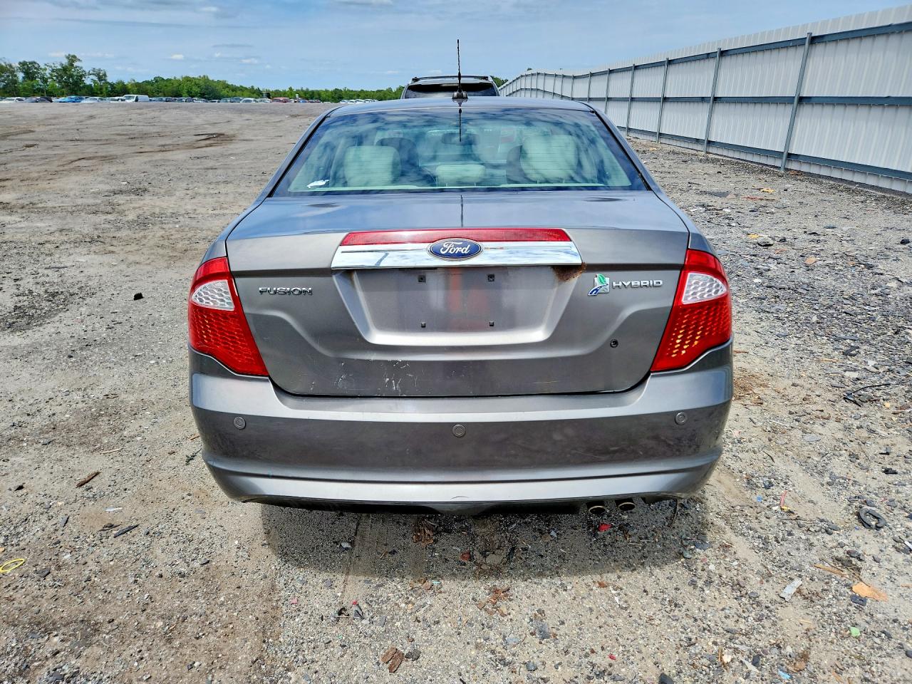 2011 Ford Fusion Hybrid Gray vin: 3FADP0L35BR215255