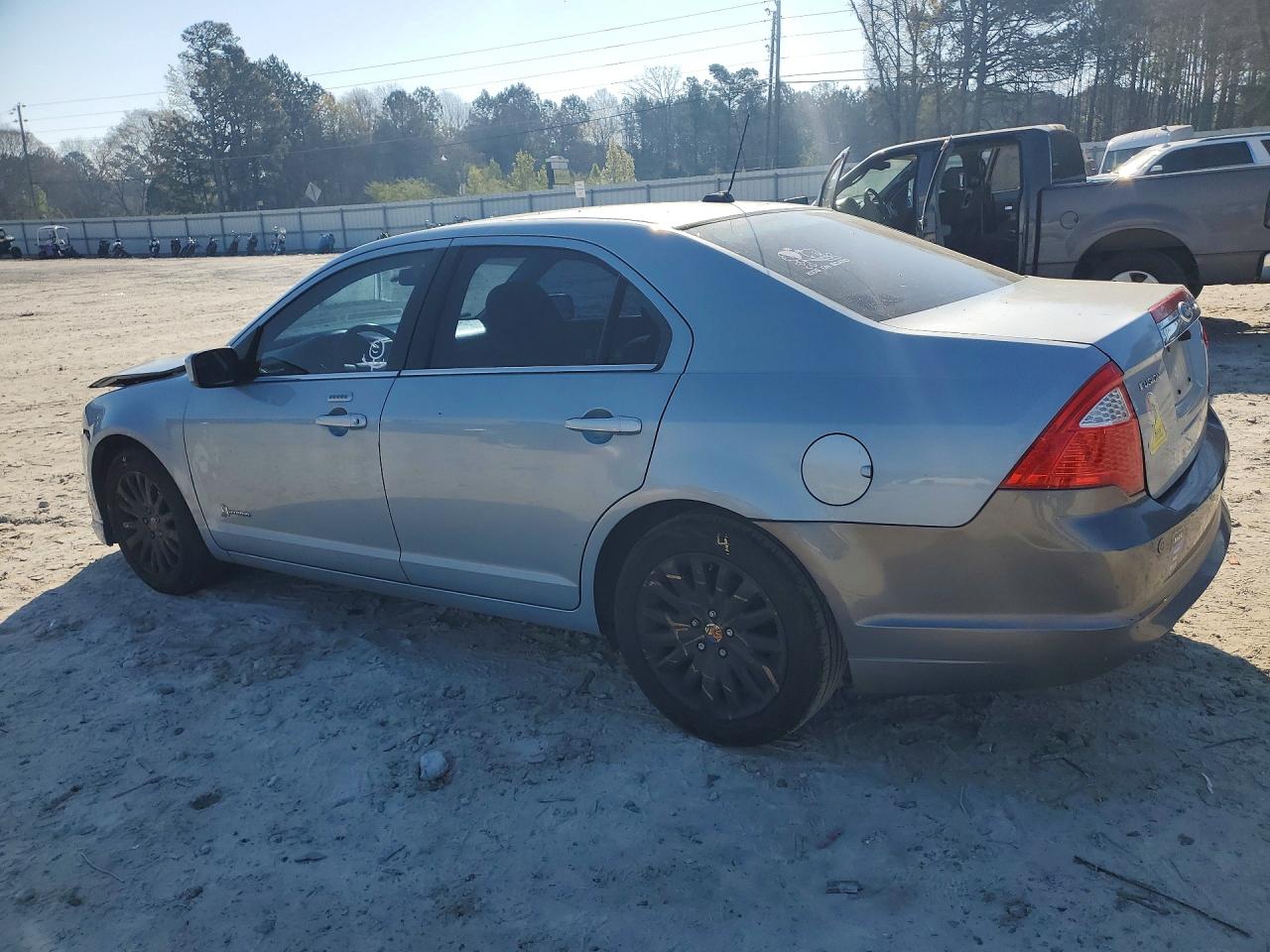2011 Ford Fusion Hybrid Blue vin: 3FADP0L35BR244299
