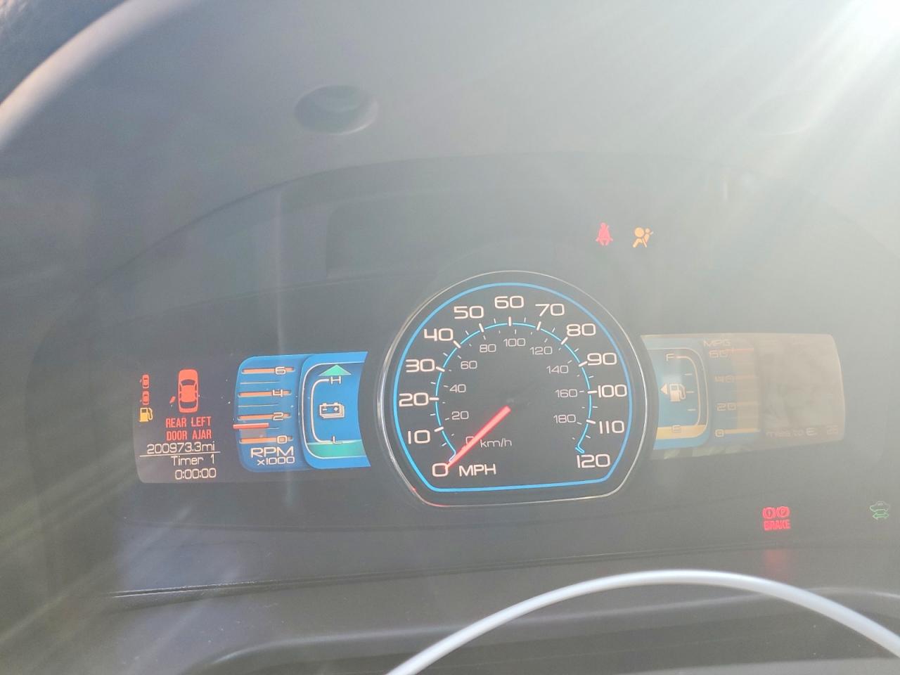 2011 Ford Fusion Hybrid Blue vin: 3FADP0L35BR244299