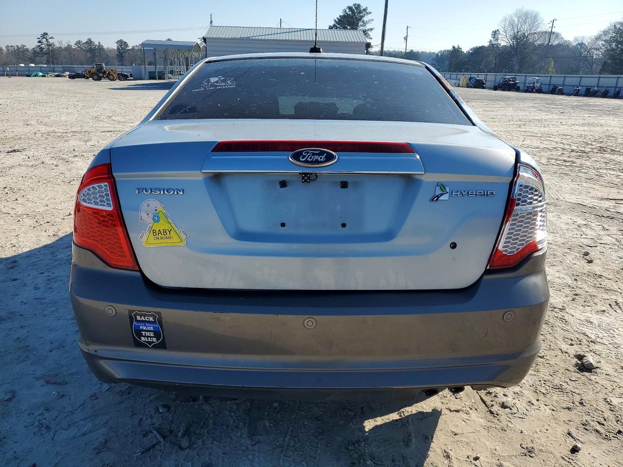 2011 Ford Fusion Hybrid Blue vin: 3FADP0L35BR244299