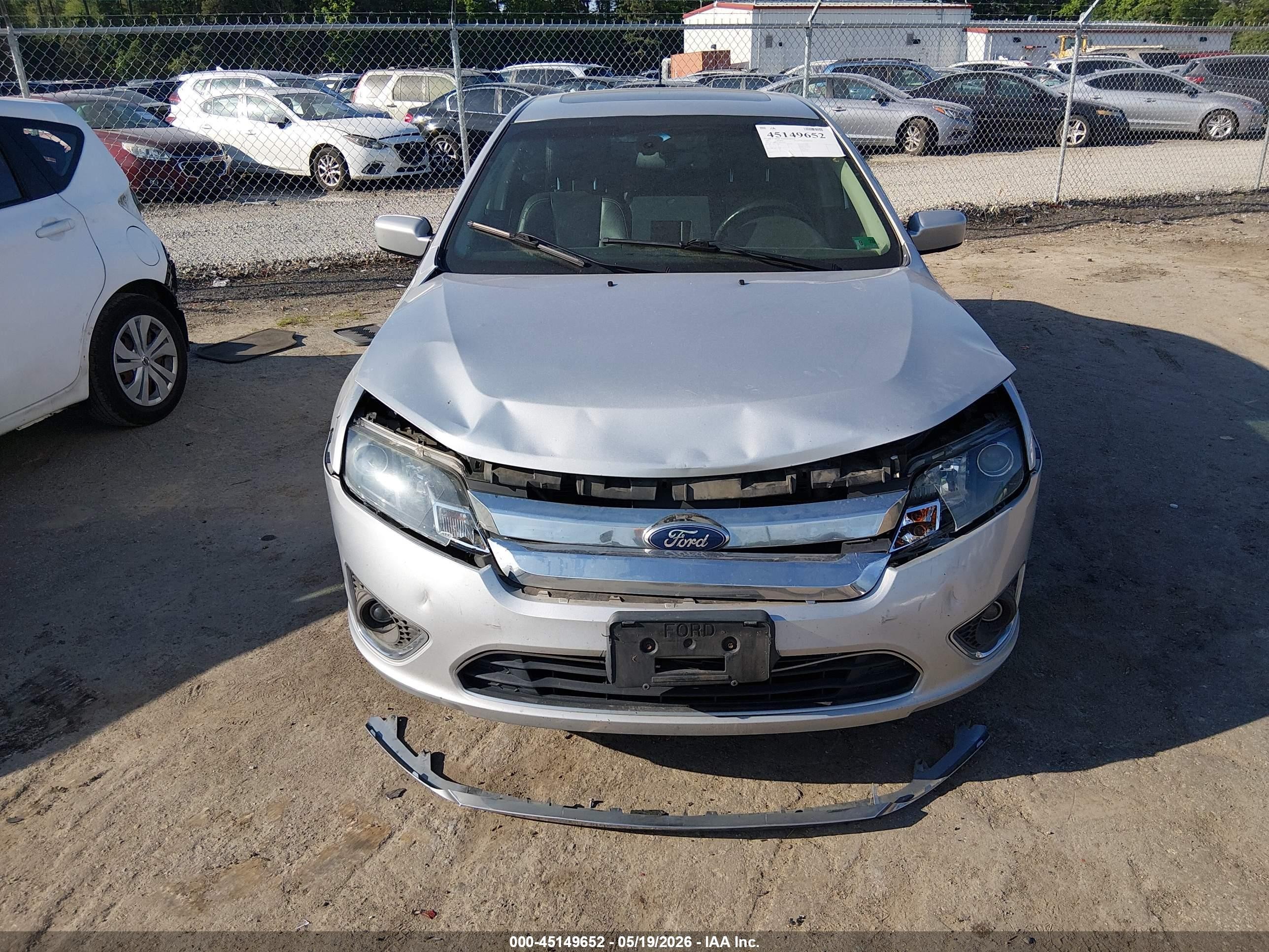 2011 Ford Fusion Hybrid   Серебряный vin: 3FADP0L35BR316473