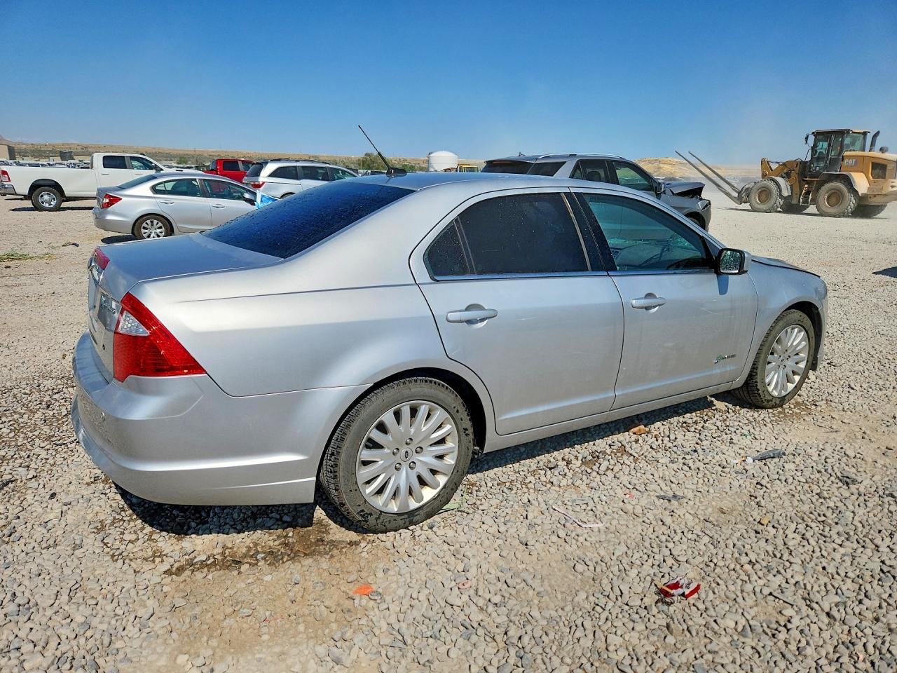 2012 Ford Fusion Hybrid Silver vin: 3FADP0L35CR187569