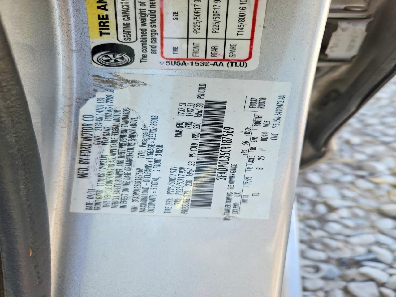 2012 Ford Fusion Hybrid Silver vin: 3FADP0L35CR187569