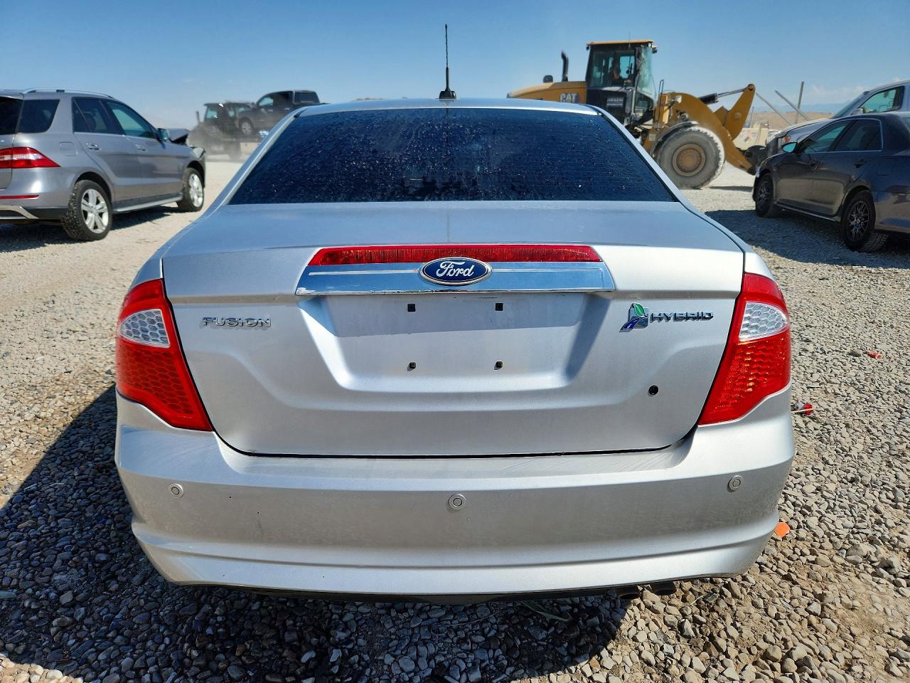 2012 Ford Fusion Hybrid Silver vin: 3FADP0L35CR187569