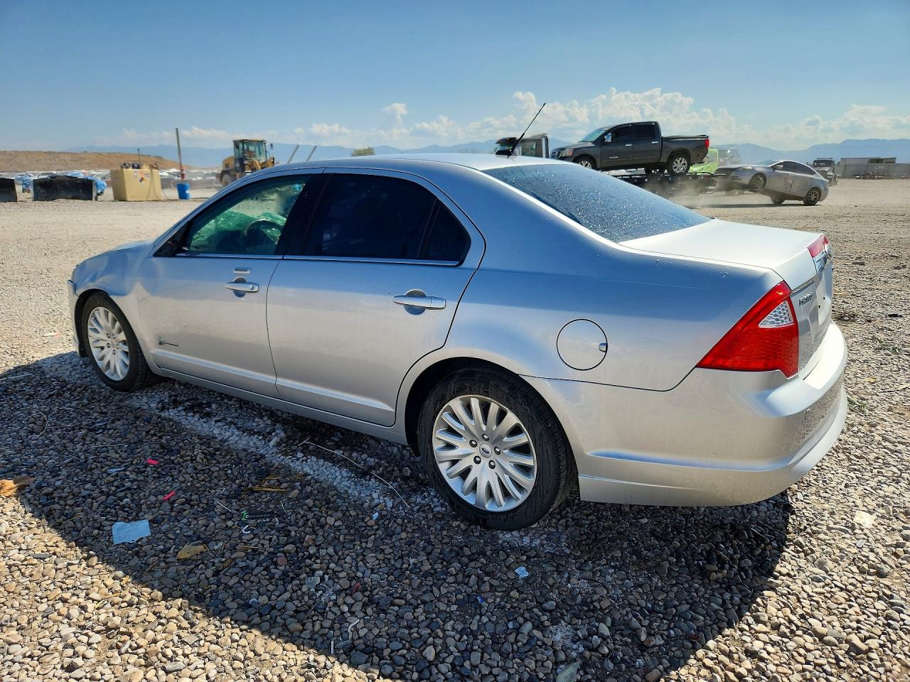2012 Ford Fusion Hybrid Silver vin: 3FADP0L35CR187569