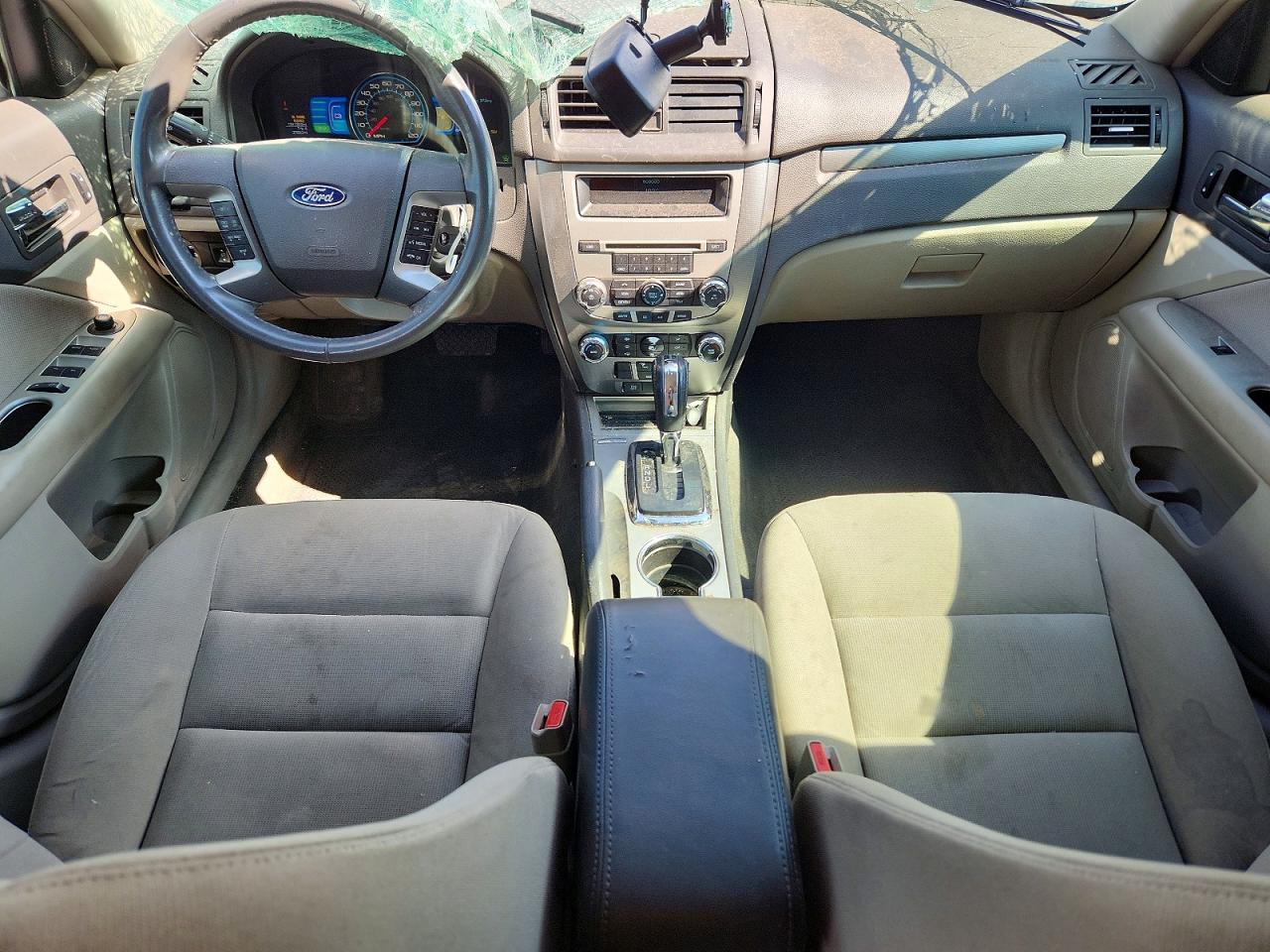 2012 Ford Fusion Hybrid Silver vin: 3FADP0L35CR187569
