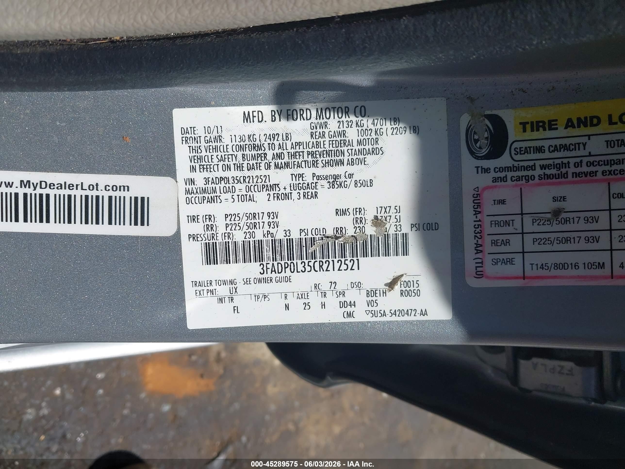 2012 Ford Fusion Hybrid   Silver vin: 3FADP0L35CR212521