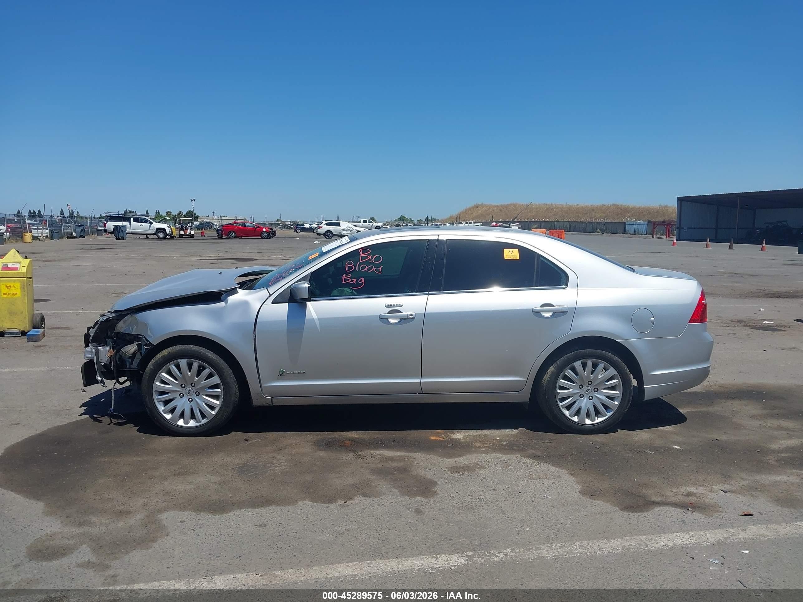 2012 Ford Fusion Hybrid   Silver vin: 3FADP0L35CR212521