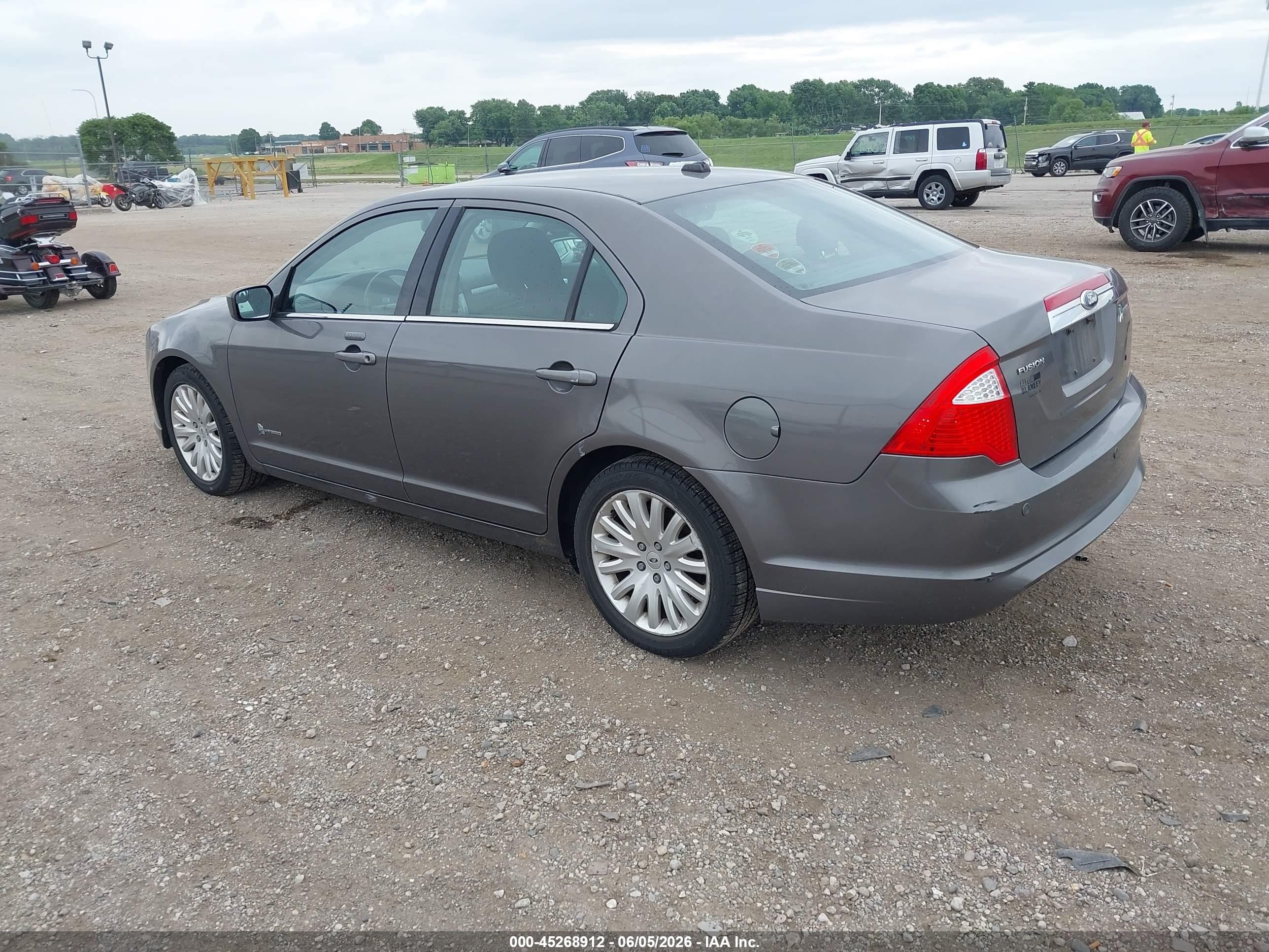 2012 Ford Fusion Hybrid   Gray vin: 3FADP0L35CR275232