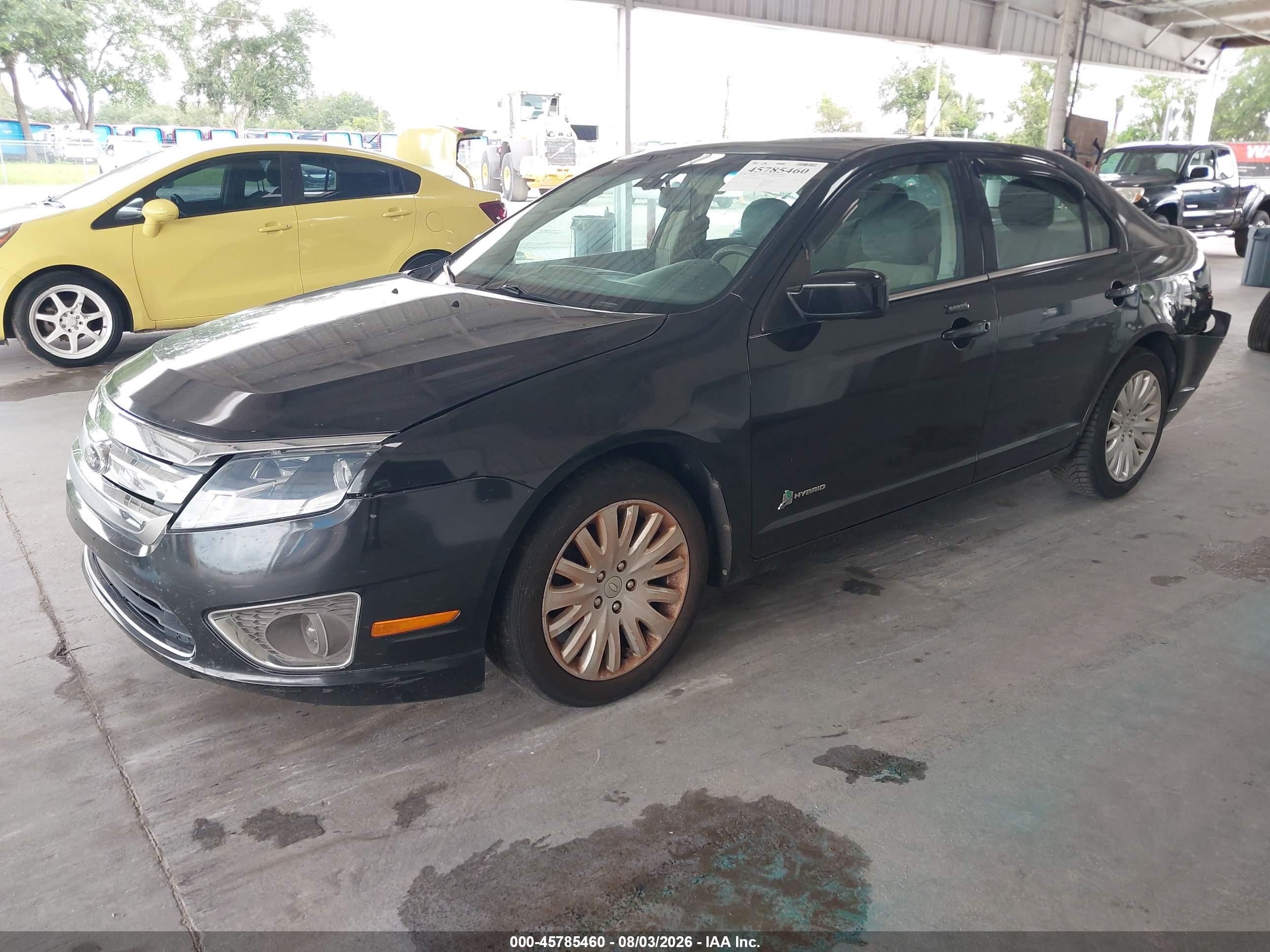 2012 Ford Fusion Hybrid   Black vin: 3FADP0L35CR372849