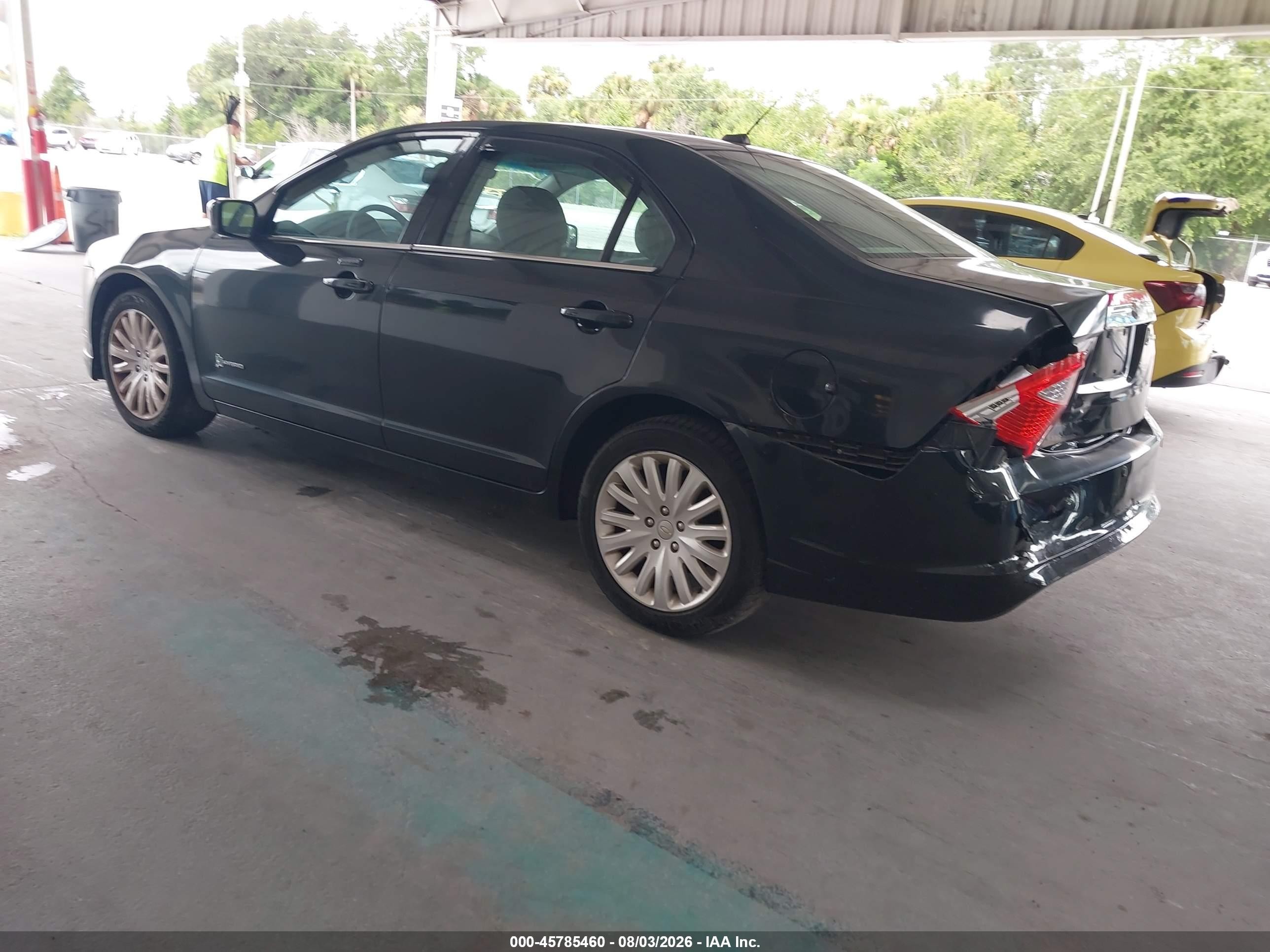 2012 Ford Fusion Hybrid   Black vin: 3FADP0L35CR372849
