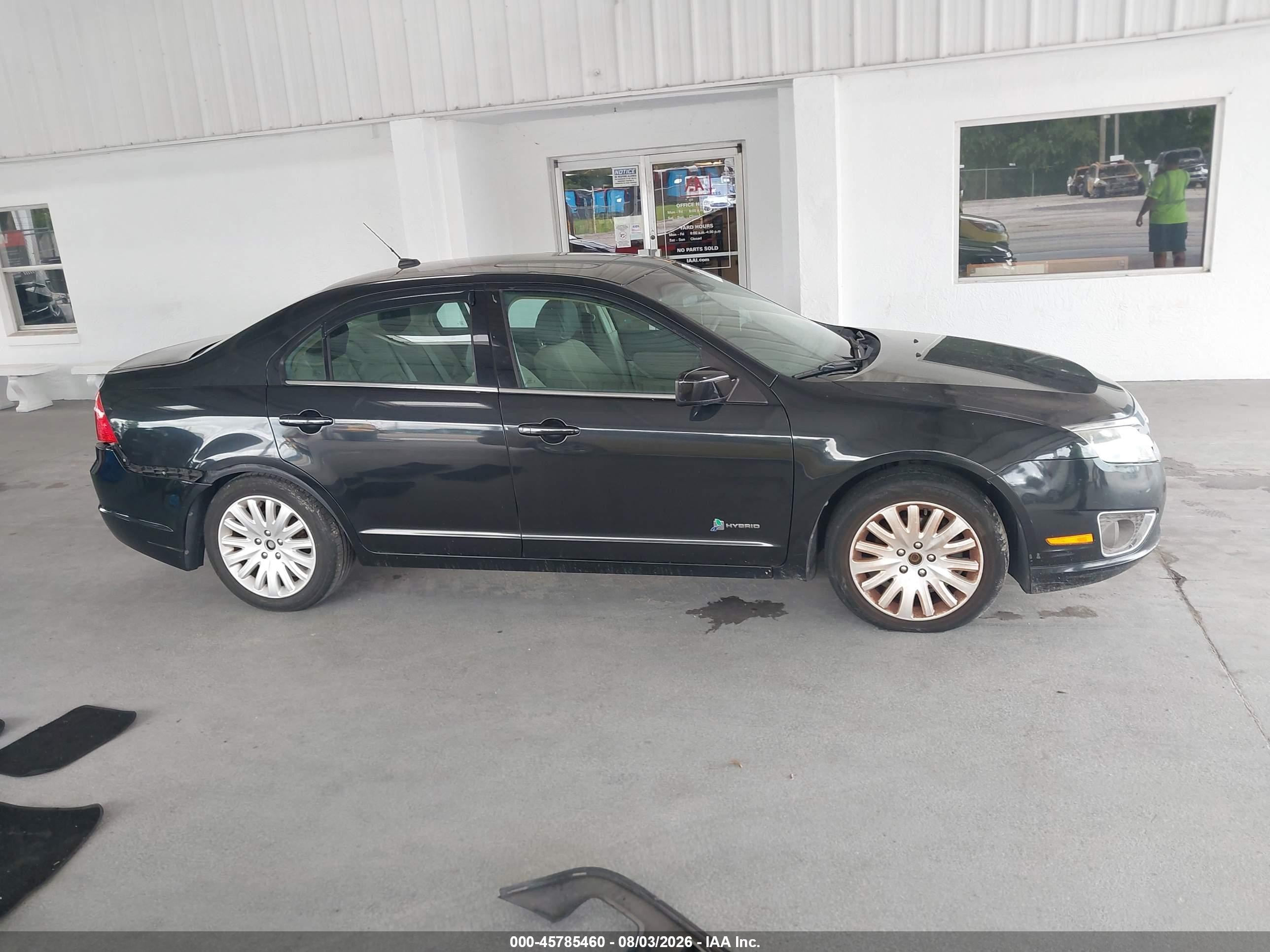 2012 Ford Fusion Hybrid   Black vin: 3FADP0L35CR372849