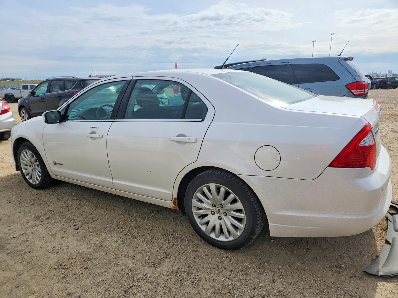 2010 Ford Fusion Hybrid White vin: 3FADP0L36AR144209