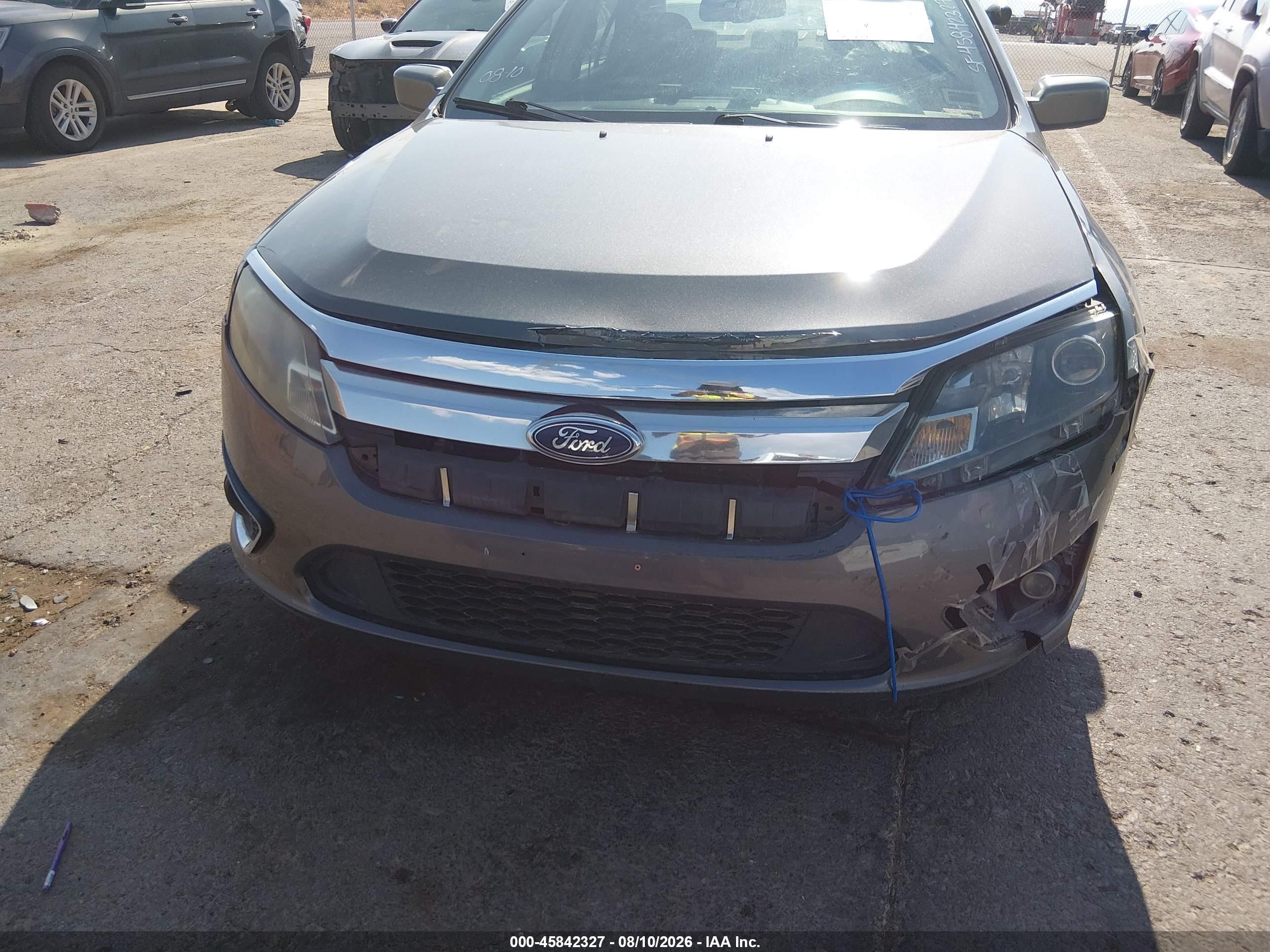 2010 Ford Fusion Hybrid Gray vin: 3FADP0L36AR298418