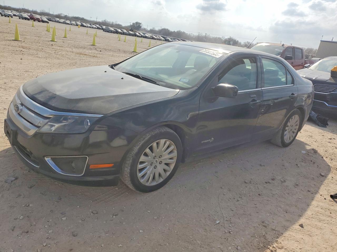 2010 Ford Fusion Hybrid Black vin: 3FADP0L36AR394050