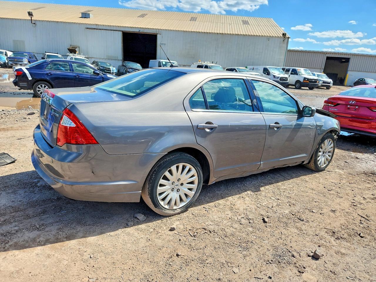 2011 Ford Fusion Hybrid Gray vin: 3FADP0L36BR180936