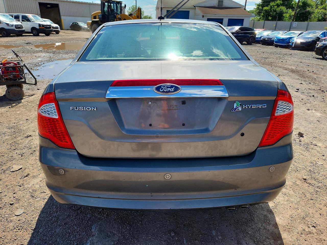 2011 Ford Fusion Hybrid Gray vin: 3FADP0L36BR180936