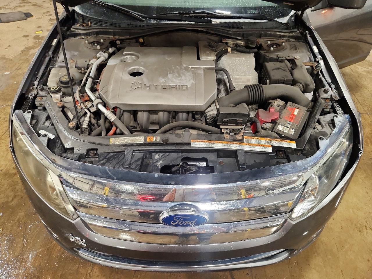 2011 Ford Fusion Hybrid Gray vin: 3FADP0L36BR215197