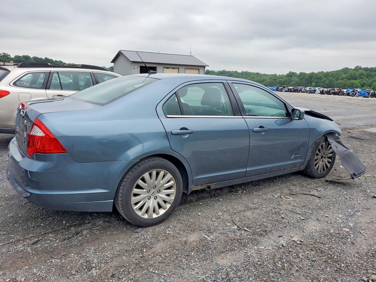 2012 Ford Fusion Hybrid Blue vin: 3FADP0L36CR197740