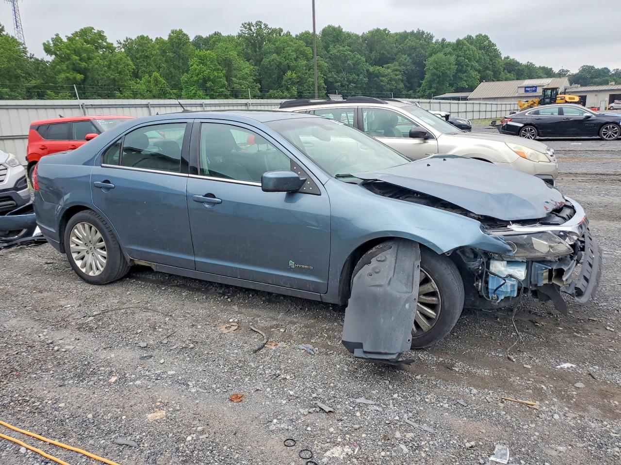 2012 Ford Fusion Hybrid Blue vin: 3FADP0L36CR197740