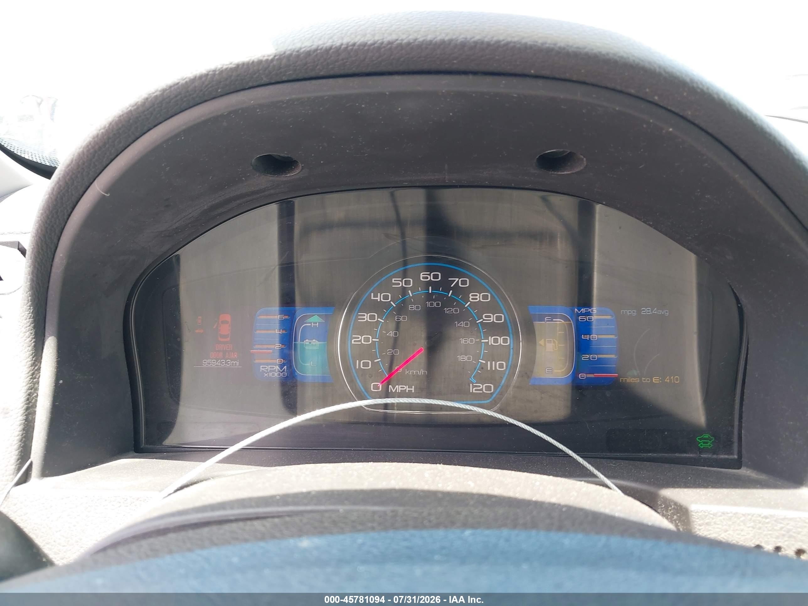 2012 Ford Fusion Hybrid Серебряный vin: 3FADP0L36CR245821