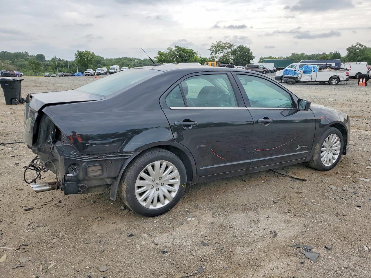 2012 Ford Fusion Hybrid Black vin: 3FADP0L36CR281248