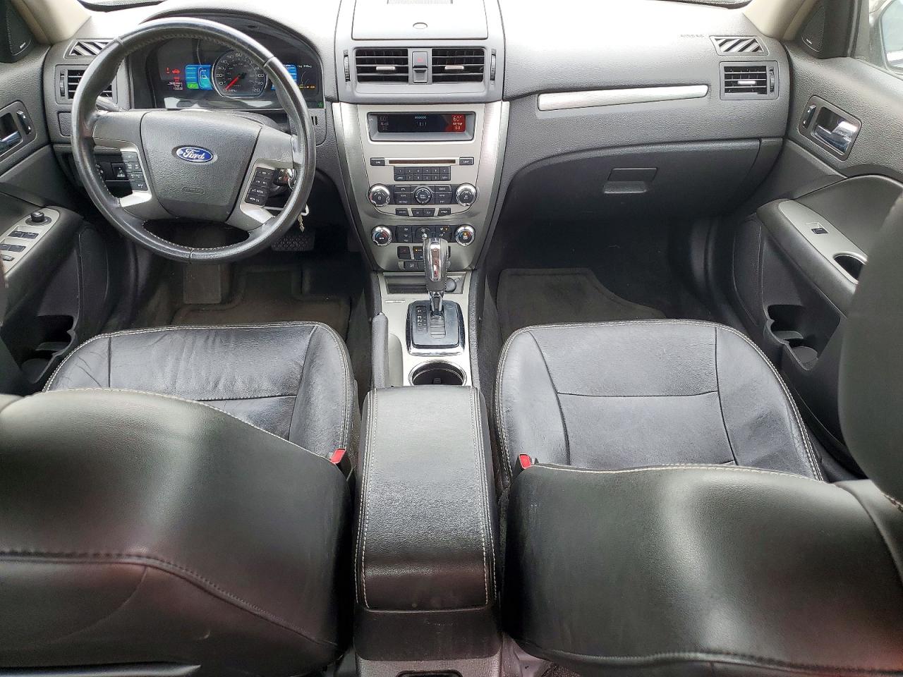 2012 Ford Fusion Hybrid Black vin: 3FADP0L36CR281248