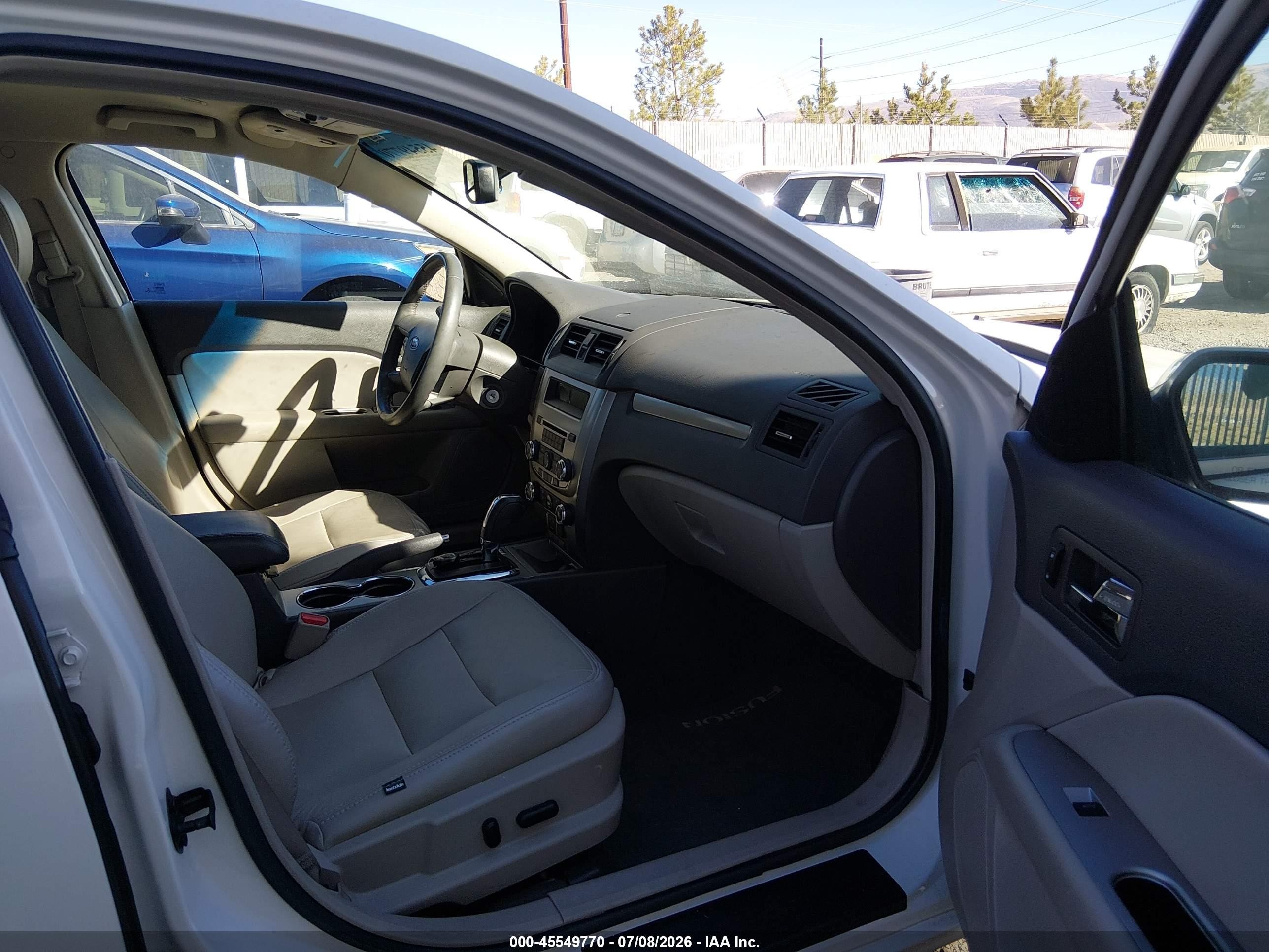 2012 Ford Fusion Hybrid   White vin: 3FADP0L36CR380460