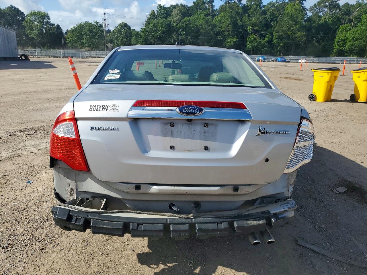 2010 Ford Fusion Hybrid Silver vin: 3FADP0L37AR129184