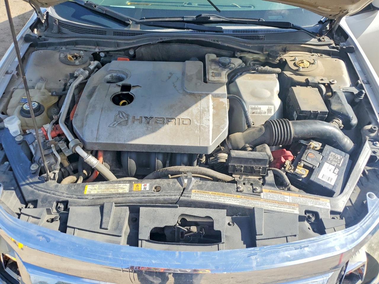 2010 Ford Fusion Hybrid Silver vin: 3FADP0L37AR129184