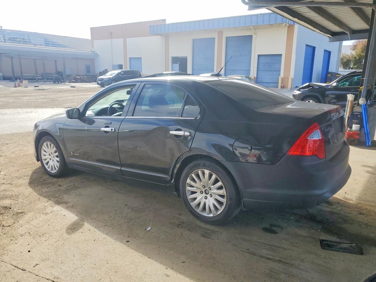 2010 Ford Fusion Hybrid Black vin: 3FADP0L37AR207396